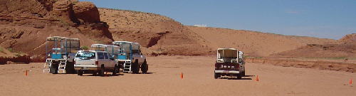 In front of the Canyon Entrance